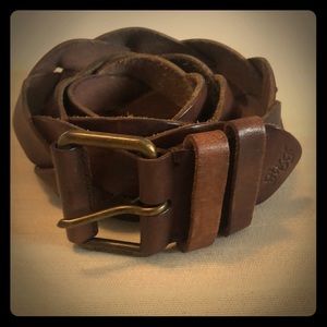 Abercrombie and Fitch Braided Leather Belt